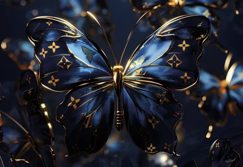 Hazenkamp Fachhändler Blue Butterfly 160x110cm (202072)