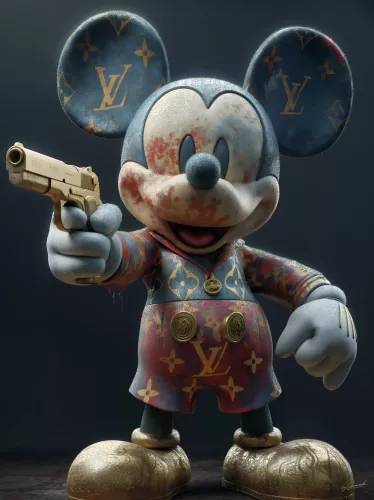 Hazenkamp Fachhändler Mouse with Gun 60x80cm (202163)
