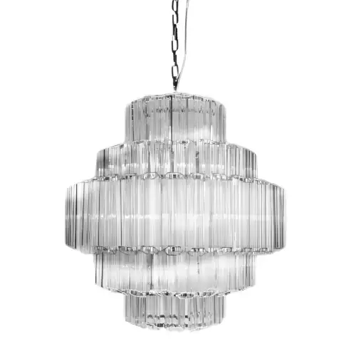 Hazenkamp Fachhändler Ceiling Lamp Castelli Small 62x62x83cm Clear Glass (113850)