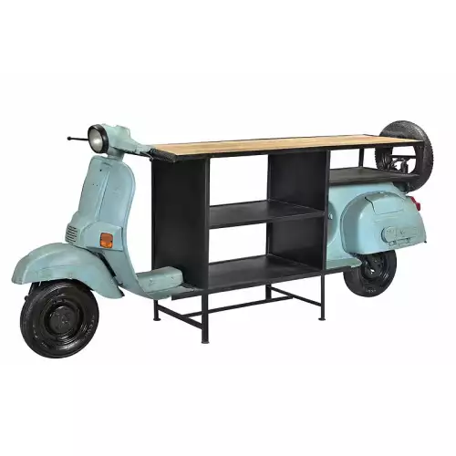 Hazenkamp Fachhändler Bar Tisch 258x70x113cm Alte Vespa (114335)