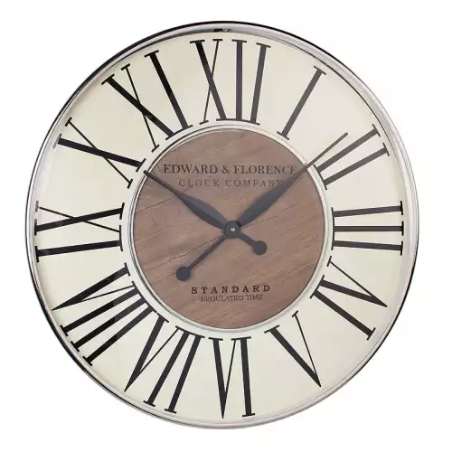 Hazenkamp Fachhändler Wanduhr 62x6x62cm (Holzlaminat) (112473)