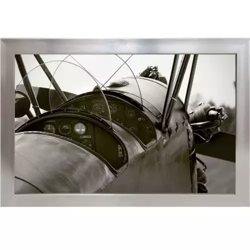 Hazenkamp Fachhändler Veteranenflugzeug Cockpit 90x120x5cm (102674)