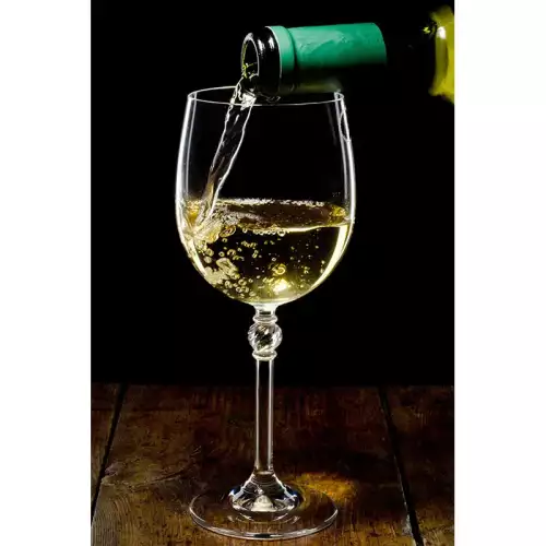 Hazenkamp Fachhändler Weißwein einschenken ins Glas 80x120x2cm (110950)