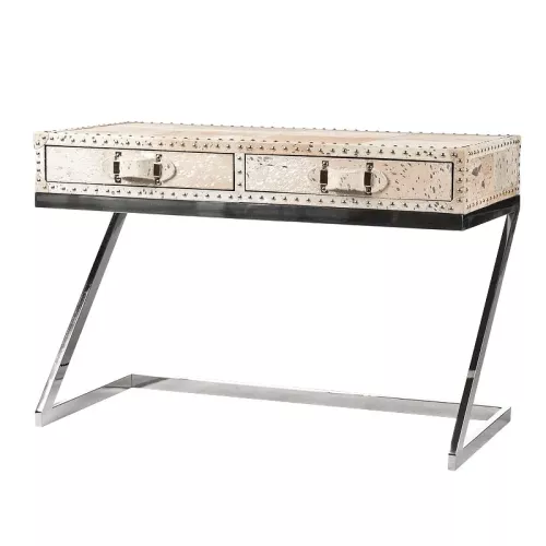 Hazenkamp Fachhändler Writing Desk Titan 110x50x75cm (Silver Foil) (110015)